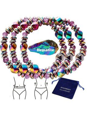 Adjustable Magnetic Healing Bracelet for Lymph Drainage, Arthritis Relief